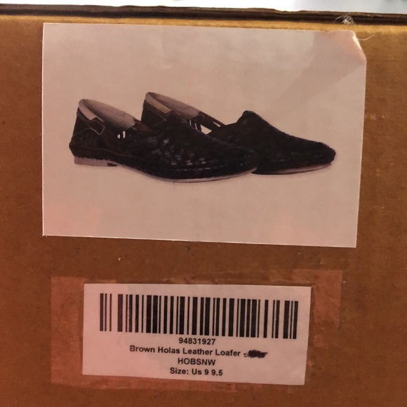 NEW Desi Hangover Leather Slip On Holas Sandals Loafers, Size 8, Brown - Picture 6 of 7